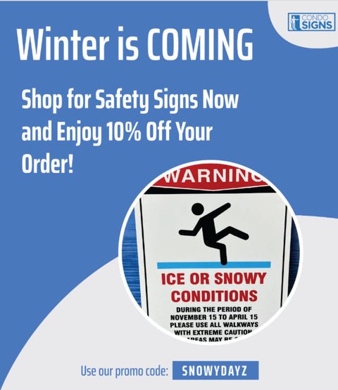 Winter is Coming - Shop Winter Signs, Today!