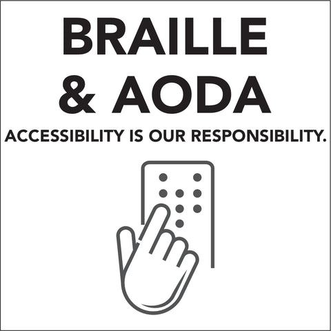 Braille & AODA Signage