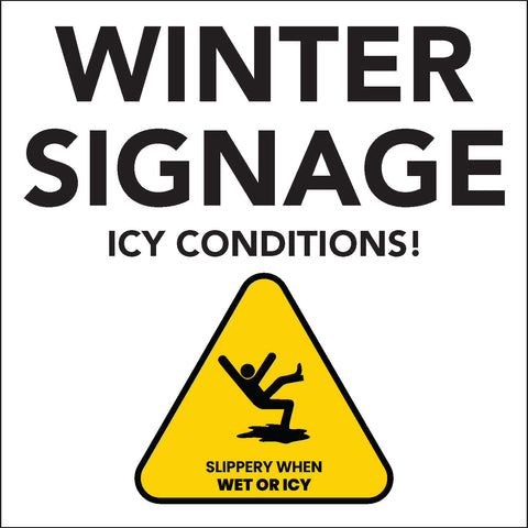 Winter/Snow Removal Signage