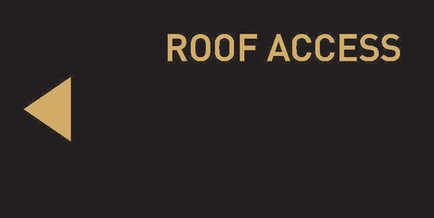 Roof Access, Left-Facing Arrow