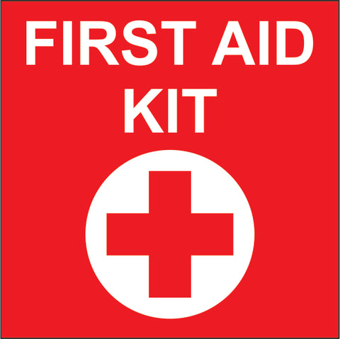 First Aid Kit (4" x 4") Decal
