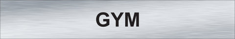 Gym Door Plate (12" x 2")