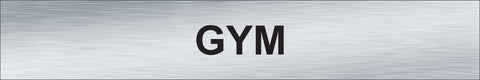 Gym Door Plate (12" x 2")