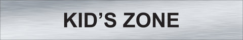 Kid's Zone Door Plate (12" x 2")
