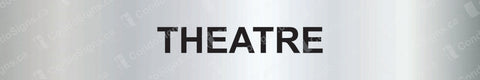 Theatre Room Door Plate (12" x 2")
