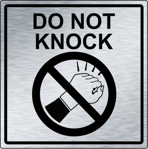 Do Not Knock (6" x 6")