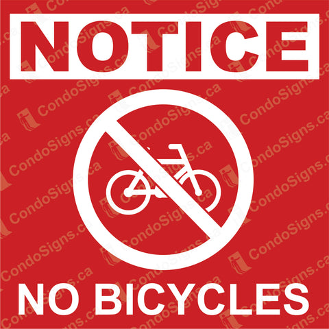 No Bicycles Permitted (6" x 6")