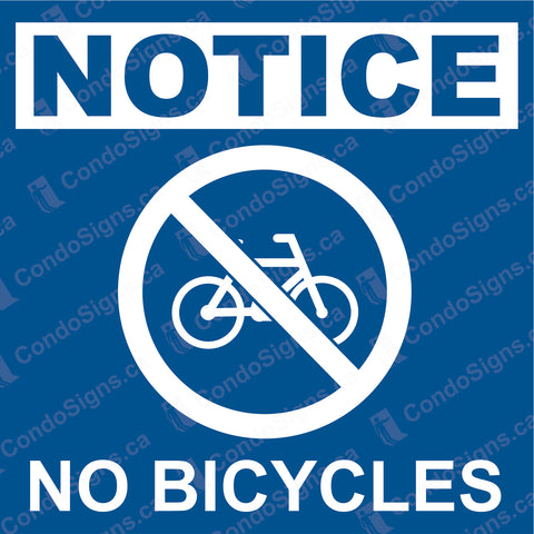 No Bicycles Permitted (6" x 6")