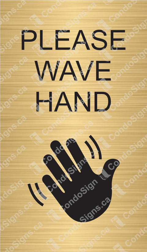 Please Wave Hand (3.5" x 6")