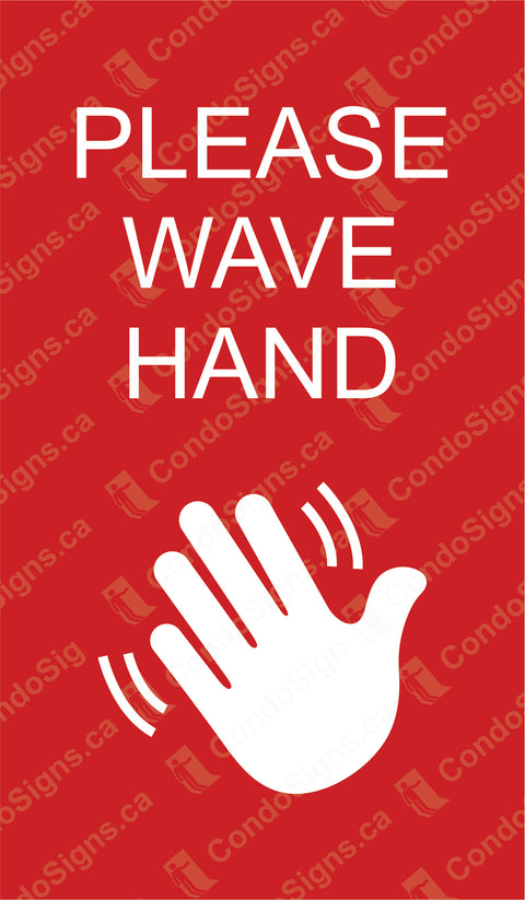Please Wave Hand (3.5" x 6")