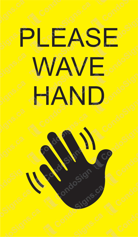 Please Wave Hand (3.5" x 6")