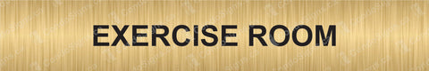 Exercise Room Doorplate
