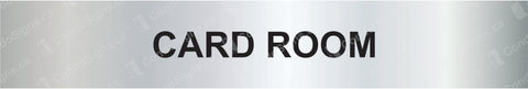 Card Room Door Plate (12" x 2")