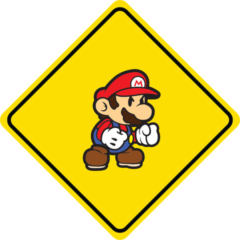Mario Crossing on Yellow