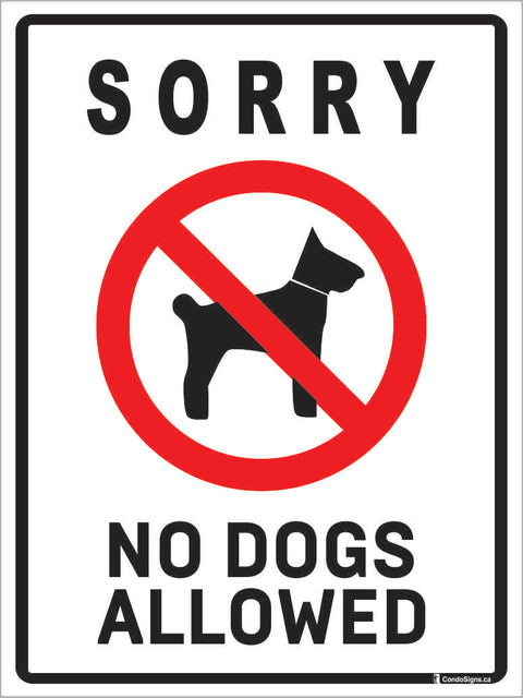 Sorry, No Dogs Permitted