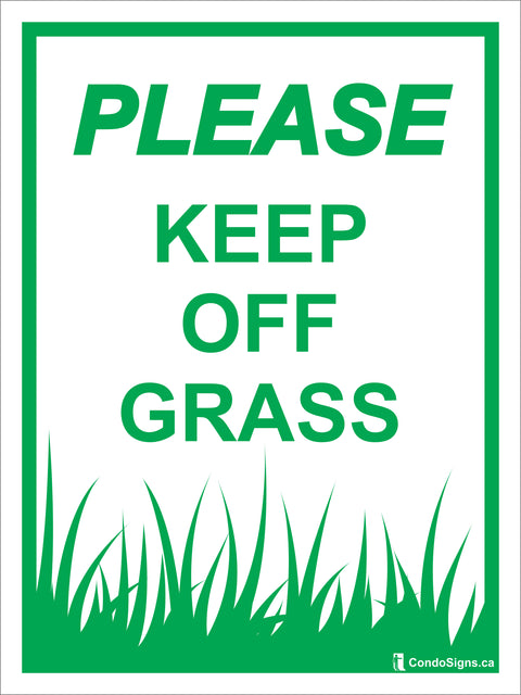 Please Keep Off the Grass