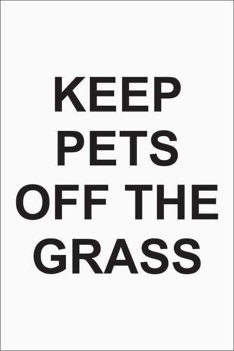Keep Pets Off Grass