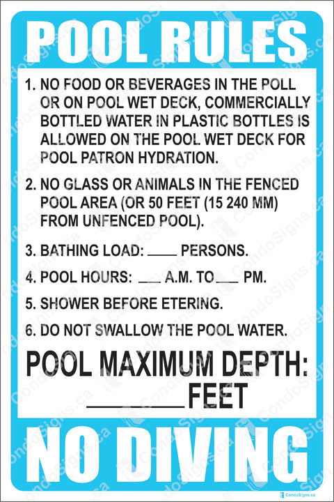 POOL RULES