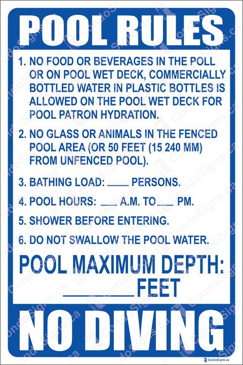 POOL RULES