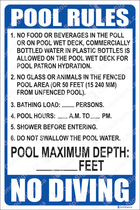POOL RULES