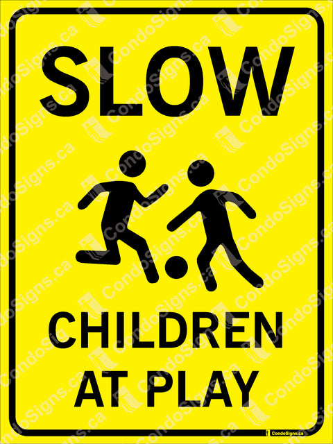 Slow, Children At Play (on Yellow)