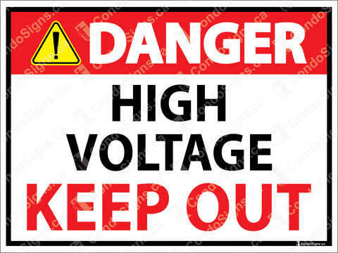 Danger: High Voltage, Keep Out
