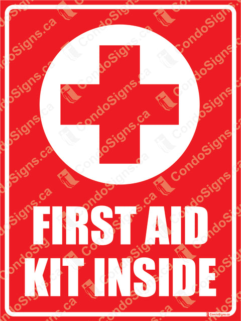 FIRST AID KIT INSIDE