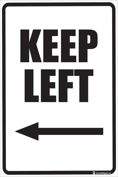 Keep Left with Arrow