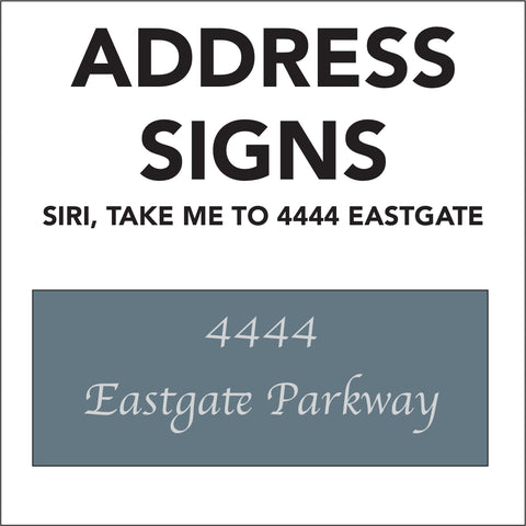 Address Signs