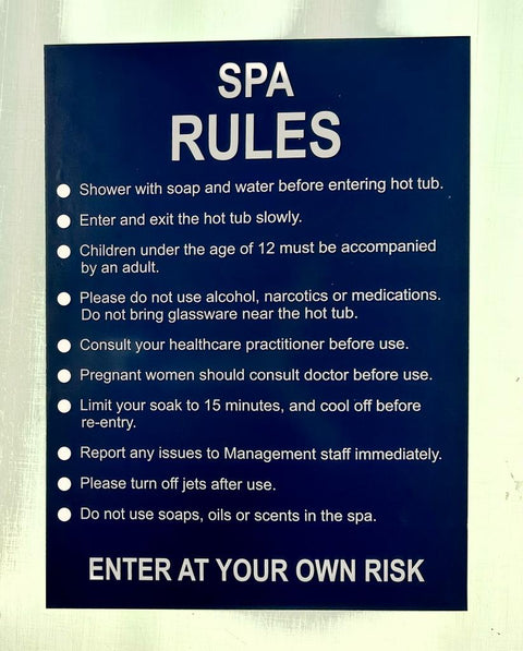 Spa Rules