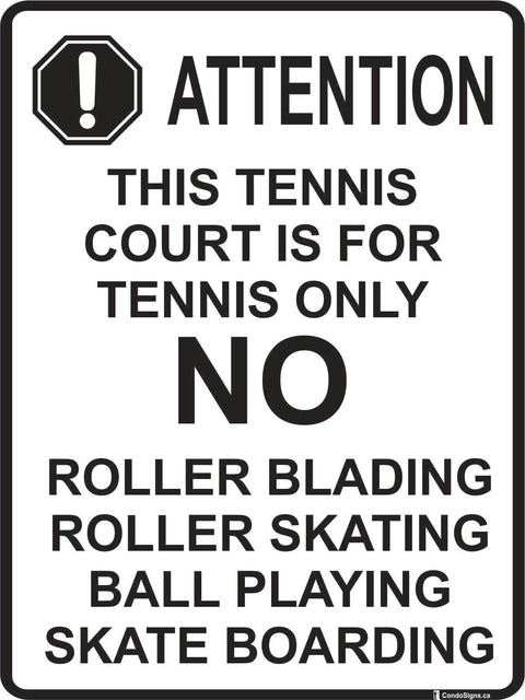 Tennis Court Reminder