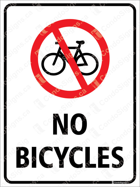 NO BICYCLES