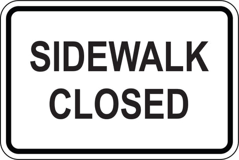 Sidewalk Closed