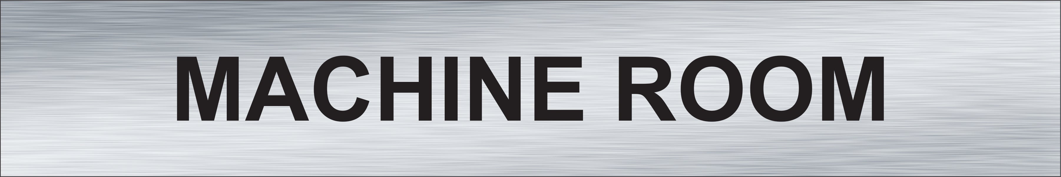 Machine Room Banner Machine Room Door Plate (2