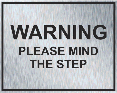 Warning, Please Mind the Step (7.5" x 6")