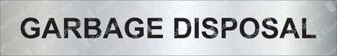 Garbage Disposal Door Plate (12" x 2")