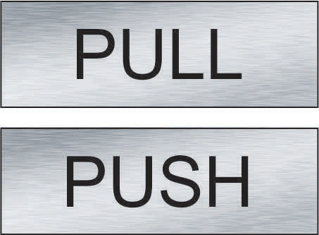 Push & Pull Set – The CondoSigns Store