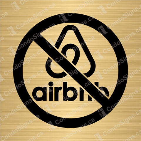 No Airbnb Permitted (6" x 6")