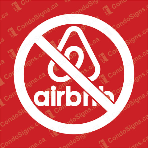 No Airbnb Permitted (6" x 6")