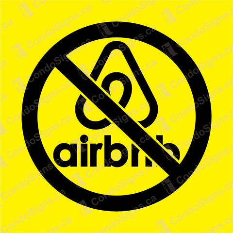 No Airbnb Permitted (6" x 6")