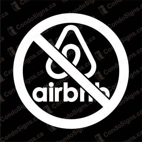 No Airbnb Permitted (6" x 6")