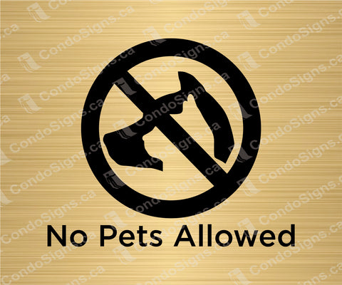 No Pets Allowed (6" x 5")