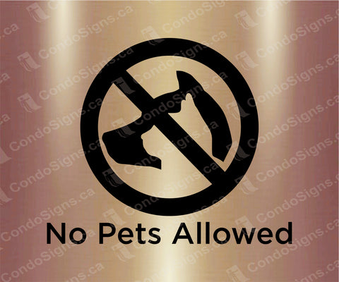 No Pets Allowed (6" x 5")