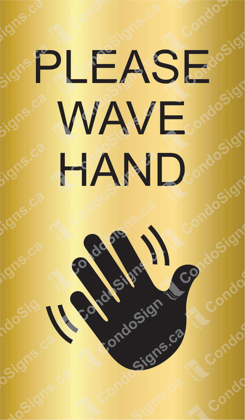 Please Wave Hand (3.5" x 6")