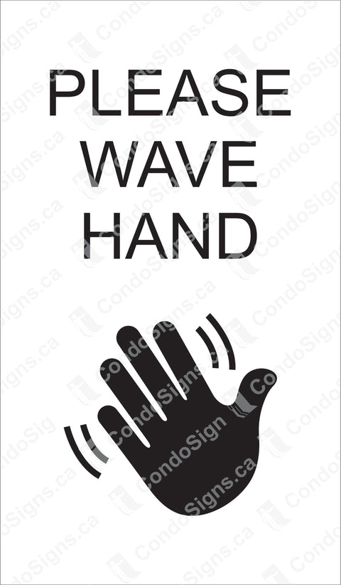 Please Wave Hand (3.5" x 6")