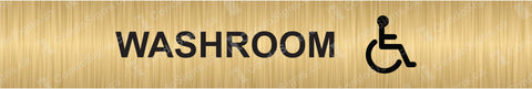 Washroom with Accessible Logo