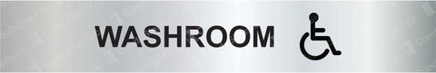 Washroom with Accessible Logo