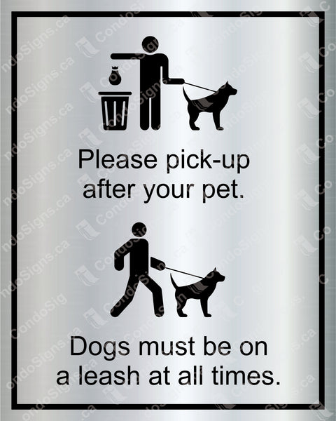 PLEASE PICK-UP AFTER YOUR PET- Laser Engraved