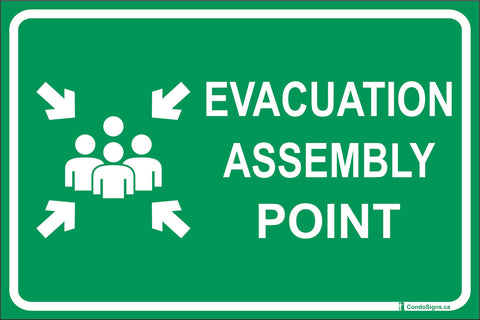 Evacuation Assembly Point (Landscape)