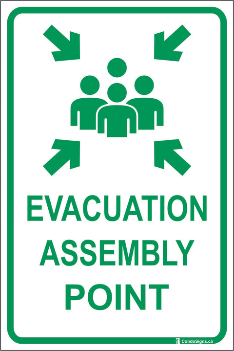 Evacuation Assembly Point (Portrait)